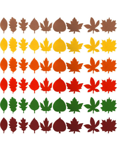 Kit de Manualidades Boao Árbol de Agradecimiento 60 Piezas Fieltro