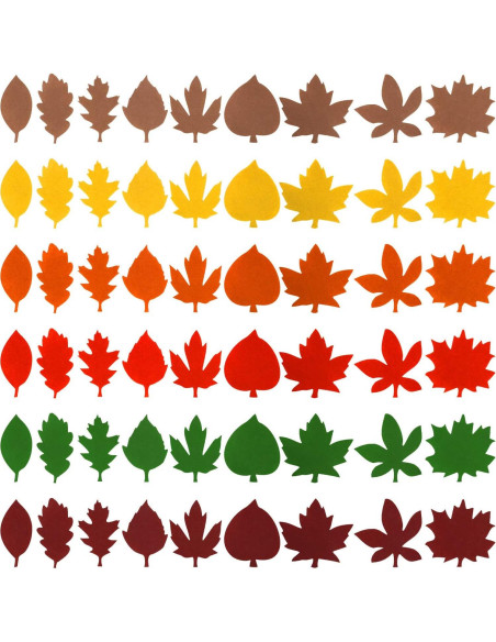 Kit de Manualidades Boao Árbol de Agradecimiento 60 Piezas Fieltro