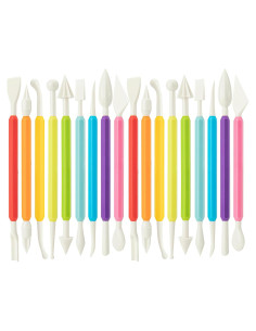 Kit de Herramientas de Arcilla Secada al Aire Thyrflen - 18 Piezas