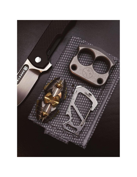 Multiherramienta Clip Carabiner KeyUnity KS00 Acero Inoxidable 7 en 1