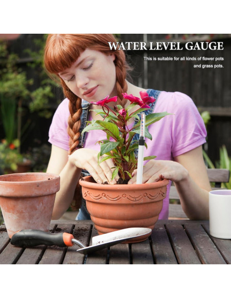Medidor de Agua para Plantas VOSAREA 2 Pcs Indicador Nivel