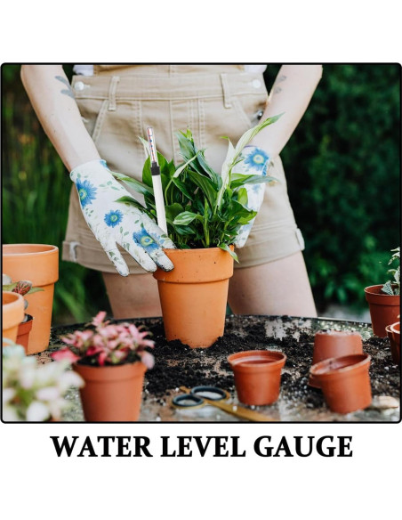 Medidor de Agua para Plantas VOSAREA 2 Pcs Indicador Nivel
