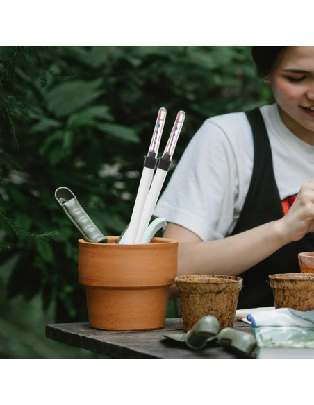 Medidor de Agua para Plantas VOSAREA 2 Pcs Indicador Nivel