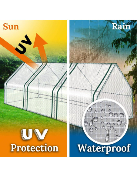 Invernadero Mini Portátil BenefitUSA 2.41m x 0.91m x 0.91m