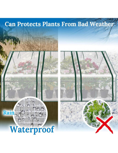 Invernadero Mini Portátil BenefitUSA 2.41m x 0.91m x 0.91m