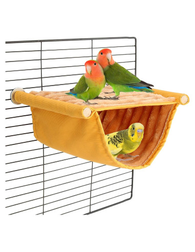 Cama de Nido Térmica BWOGUE para Periquitos y Hámster - Amarillo