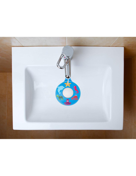 Tapón de Baño LittleFoot Nation Silicona Azul 12.95 cm