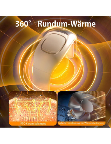 Calentador de Mano NIFBANG Eléctrico Beige 220V 3 Niveles