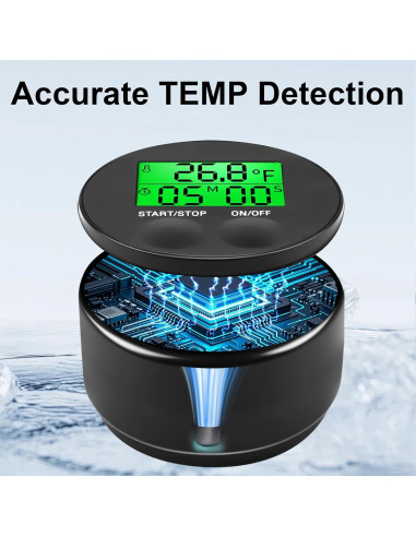 Termómetro de Baño de Hielo WEBEST 2 en 1 IPX7 -20C a 70C