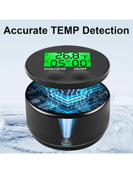 Termómetro de Baño de Hielo WEBEST 2 en 1 IPX7 -20C a 70C