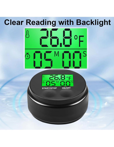 Termómetro de Baño de Hielo WEBEST 2 en 1 IPX7 -20C a 70C