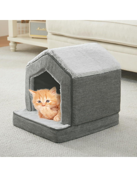 Casa Ortopédica para Gatos DEBANG HOME 45.72x38.1x43.18cm Gris