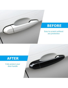 Cubierta de Manija de Puerta DLOVEG para BMW 118i 120i 320i 8 Piezas 2