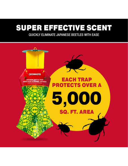 Trampas para Escarabajos Japoneses Catchmaster 3PK con Atrayente