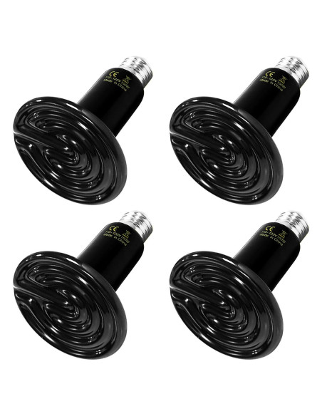 Bombilla de Calor Cerámico Simple Deluxe 100W Pack de 4