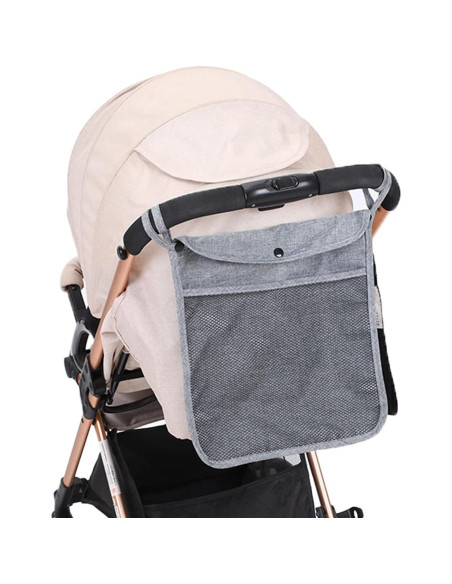 Bolsa Colgante para Cochecito Dogxiong 34x30 cm Gris