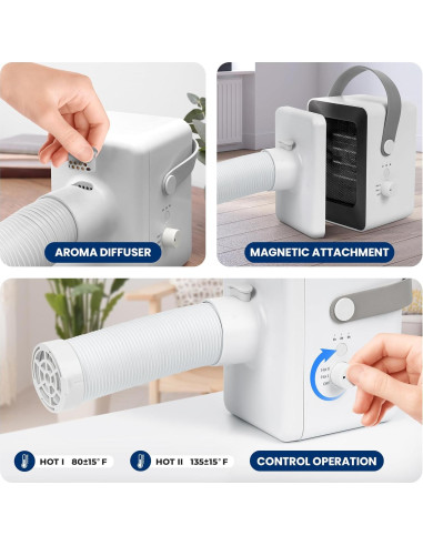 Secador Portátil Multifuncional SereneLife SLWTS23216.5 1000W