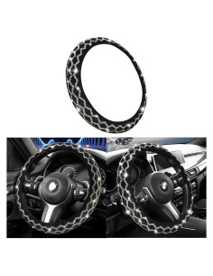 Funda de Volante AUCELI Brillante 15 Pulgadas Antideslizante