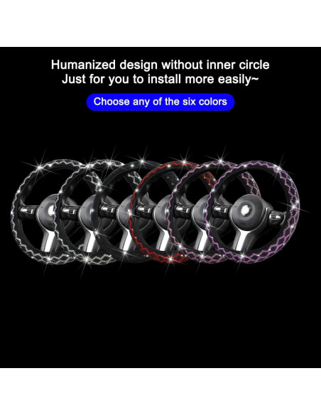 Funda de Volante AUCELI Brillante 15 Pulgadas Antideslizante