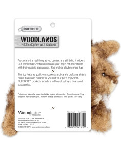 Juguete de Peluche para Perro RUFFIN' IT Conejo 12cm 2