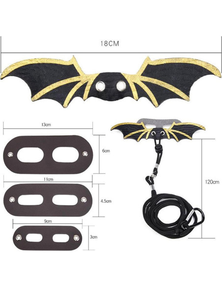 Arnés de Correa Ajustable ZARSIO para Reptiles - 3 Tamaños