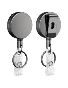 Llavero Retráctil Uniclife 2 Paquete Metal 69.85 cm Nylon