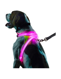 Arnés Iluminado Noxgear LightHound Grande Reflectante USB