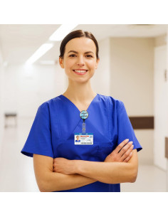 Outus 10 Sujetadores de Tarjetas Retráctiles Motivacionales 2