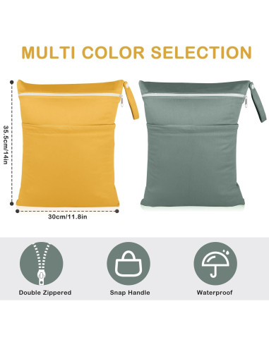 Bolsas Húmedas Angel Love, 30x36cm, Impermeables y Reutilizables