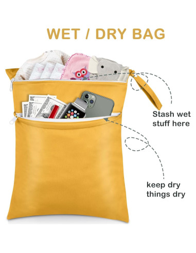 Bolsas Húmedas Angel Love, 30x36cm, Impermeables y Reutilizables