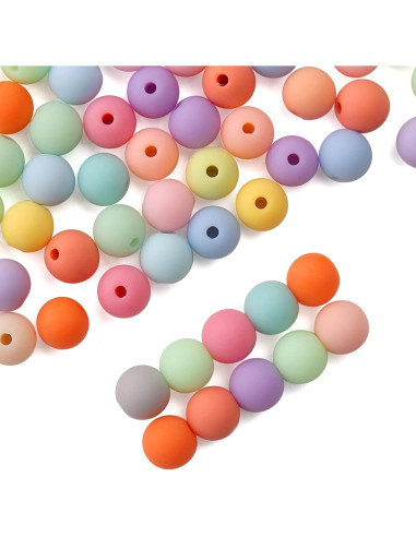 Perlas Acrílicas Redondas 6MM Colores Mezclados Mate BONNY BOXX