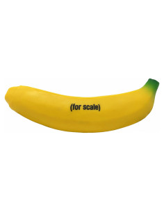 Banana Antiestrés Citadel Black 17.78 cm de Goma TPR