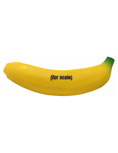 Banana Antiestrés Citadel Black 17.78 cm de Goma TPR