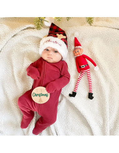 10 Discos de Madera para Primeras Fiestas WAOUH - Recuerdos