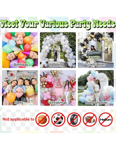 Bomba de Globo Eléctrica Togvu 600W Portátil con 2 Boquillas