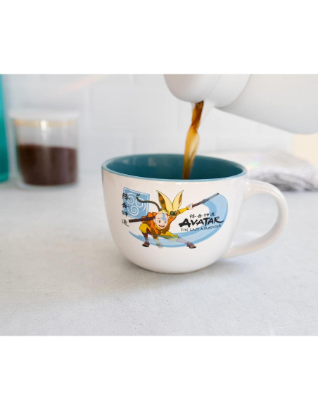 Taza de sopa cerámica Silver Buffalo Avatar Aang 710 ml