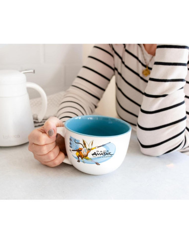 Taza de sopa cerámica Silver Buffalo Avatar Aang 710 ml