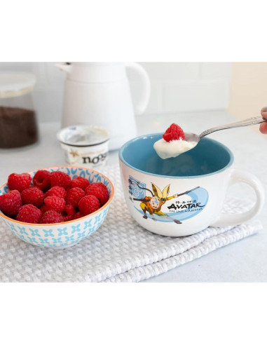 Taza de sopa cerámica Silver Buffalo Avatar Aang 710 ml