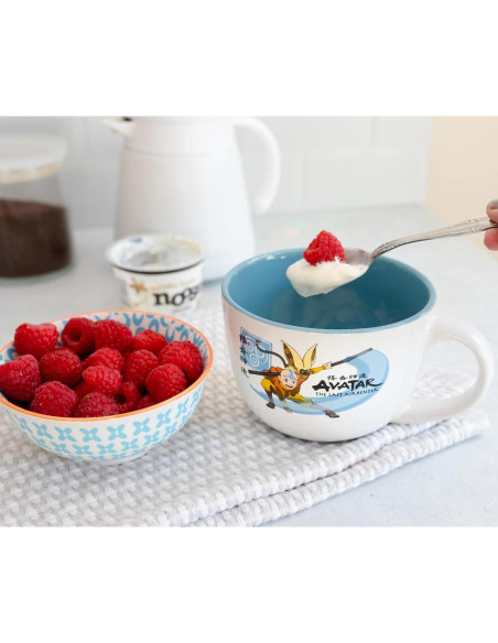 Taza de sopa cerámica Silver Buffalo Avatar Aang 710 ml