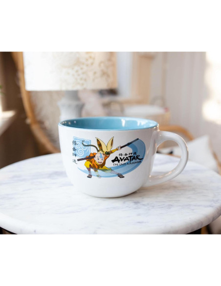 Taza de sopa cerámica Silver Buffalo Avatar Aang 710 ml