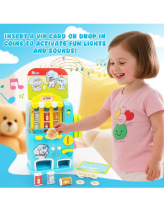 Juguete Máquina Expendedora Interactiva Baoli 33cm Luces Sonidos 2