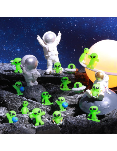 15 Figuras Mini Alienígenas que Brillan en la Oscuridad