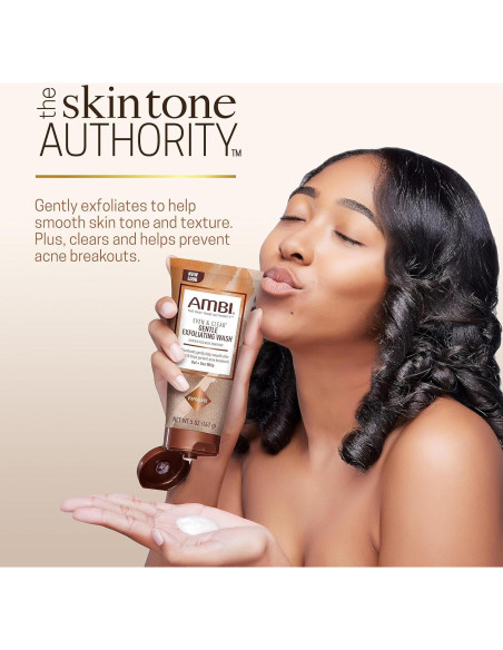 Limpiador Facial Exfoliante Ambi Even & Clear 141.75g