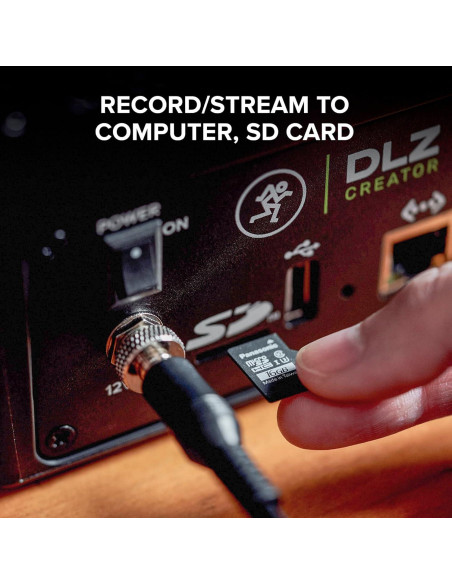 Mezclador Digital Mackie DLZ Creator para Podcasting y Streaming