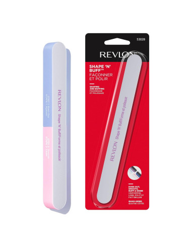Bloque de Pulido de Uñas Revlon Shape 'N' Buff 20.64cm