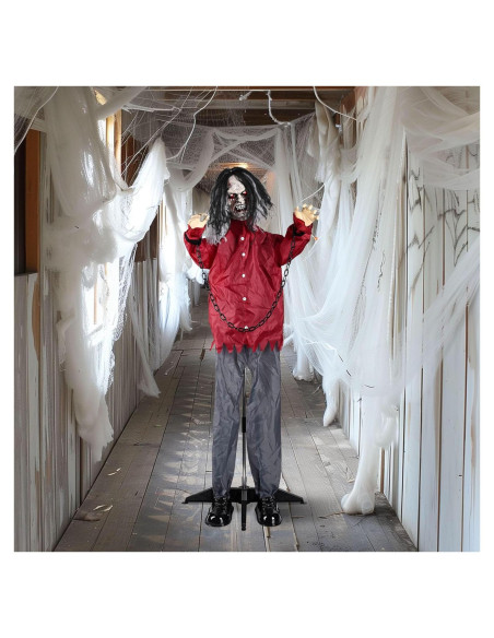 Zombie Animatrónico 1.68 m AW con Ojos Brillantes y Sonido