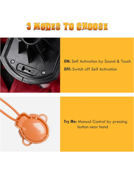 Zombie Animatrónico 1.68 m AW con Ojos Brillantes y Sonido