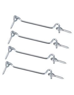 Gancho de Ojo de Cabina uxcell 100x32mm para Puertas y Ventanas