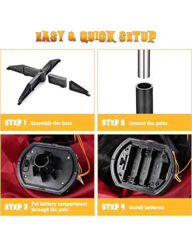 Zombie Animatrónico 1.68 m AW con Ojos Brillantes y Sonido