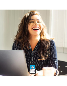 Porta Credencial GIANCOMICS con Cordón Desmontable y Carrete 2